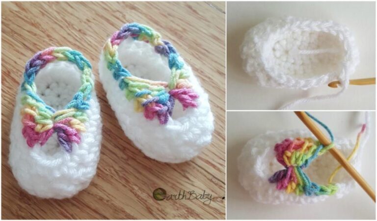 Quick Baby Booties with Bow – Free Crochet Pattern - Crochet And Me