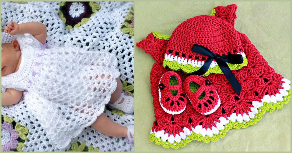 Baby Dress Free Crochet Patterns