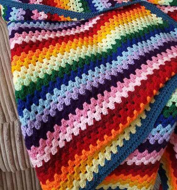 Granny Spike Stitch Blanket