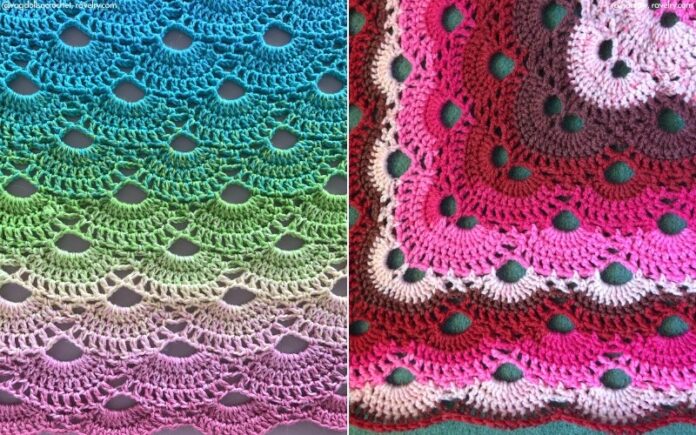 Virus Crochet Blanket